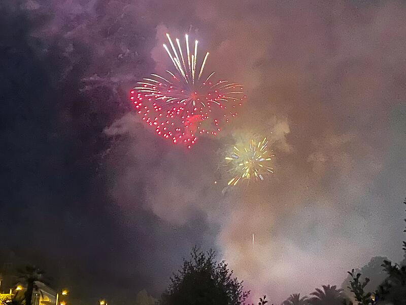 Feuerwerk zum Abschluss des Rakoczy-Fests 2024Feuerwerk zum Abschluss des Rakoczy-Fests 2024