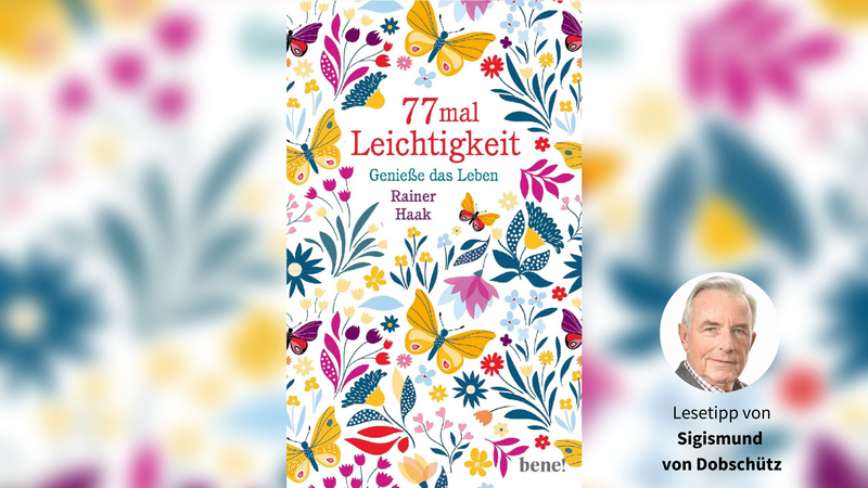 Das Cover von "77 Mal Leichtigkeit" von Rainer Haak Das Cover von "77 Mal Leichtigkeit" von Rainer Haak