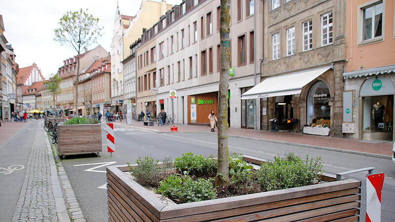 M&ouml;gliche Sperrung der Langen Stra&szlig;e in Bamberg wird kontrovers diskutiert