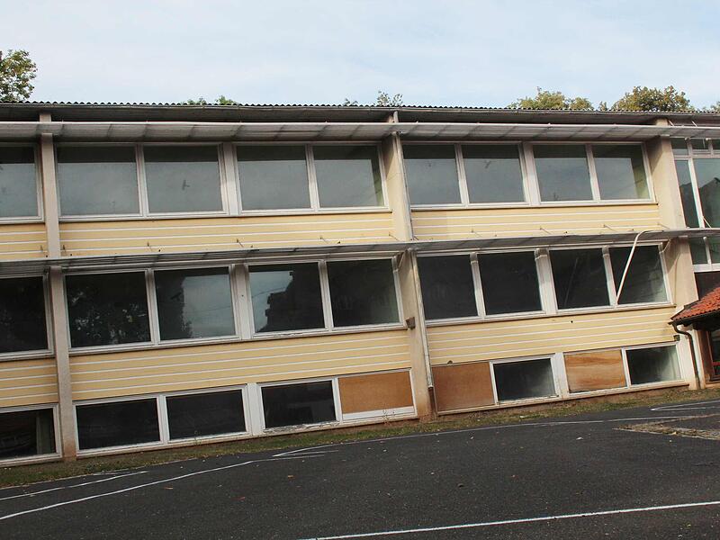 Pestalozzi-Schule in Bad Rodach: Abriss und Abrissparty