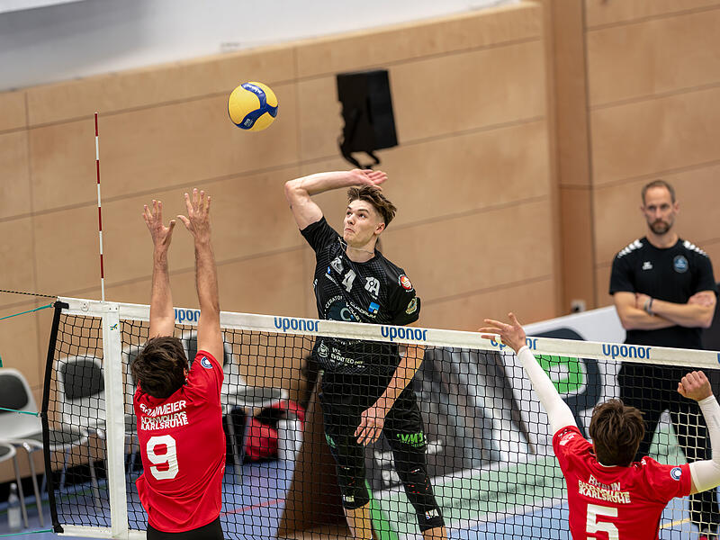 Georg Sch&auml;fer Halle, CERATONIA Volleys Eltmann vs. Baden Volleys SSC Karlsruhe II