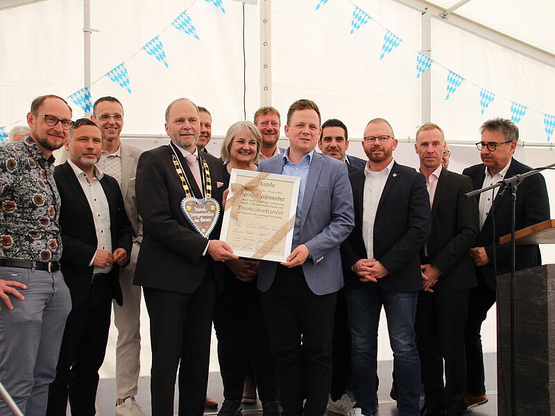 Verabschiedung von B&uuml;rgermeister Bernd Reisenweber in Ebersdorf bei Coburg