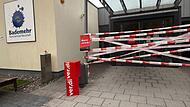 Das Hallenbad in Neustadt bei Coburg wurde am Donnerstag bestreikt.