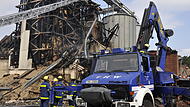 2009 rückte das THW Baiersdorf zu einem Großbrand der Haberndorfer Mühle in Uttenreuth aus.