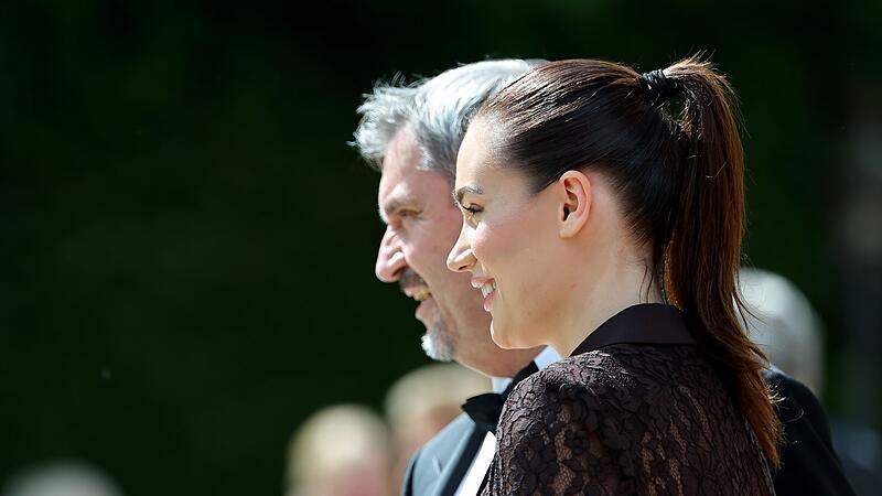 Gloria Sophie Burkandt und Markus Söder