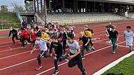 Sponsorenlauf "Kinder laufen für Kinder" im Sickergrund. Sponsorenlauf "Kinder laufen für Kinder" im Sickergrund.