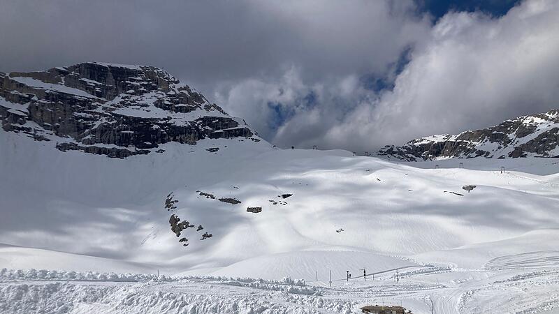 Bayerische Zugspitzbahn im Skigebiet Bayerische Zugspitzbahn im Skigebiet