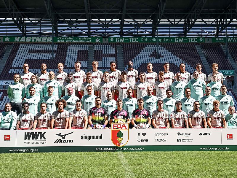 1. Bundesliga, Fototermin FC Augsburg