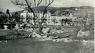 Abb. Die gesprengte Ludwigsbrücke 1945