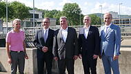 Thomas Hornung, Landrat Mario Götz (CSU), Mister Bernreiter, OB Vogel und Wolfgang Bücherl von der EU. Thomas Hornung, Landrat Mario Götz (CSU), Mister Bernreiter, OB Vogel und Wolfgang Bücherl von der EU.