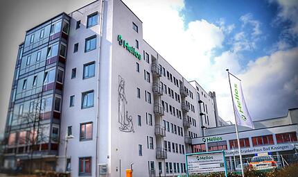 Das Helios St. Elisabeth-Krankenhaus in Bad Kissingen.