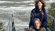 Tina (vorne) und Lucia verbrachten schöne Tage an der Ostsee.
