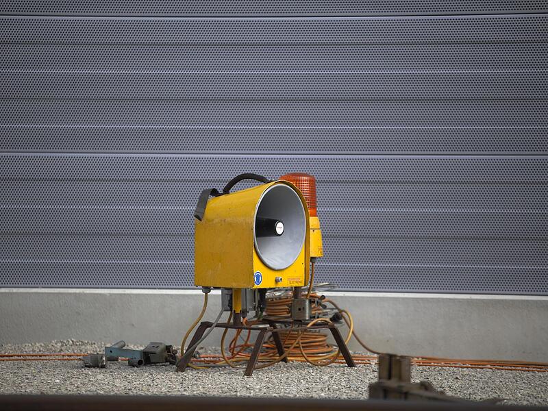 Bis zu 126 Dezibel laut kann die Automatische Warnanlage tuten.Forchheim & Fränkische Schweiz Bis zu 126 Dezibel laut kann die Automatische Warnanlage tuten.Forchheim & Fränkische Schweiz