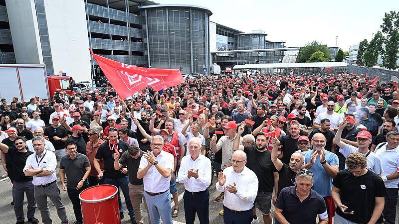 VW-Aufsichtsrat und IG-Metall-Protesttag - Neckarsulm VW-Aufsichtsrat und IG-Metall-Protesttag - Neckarsulm