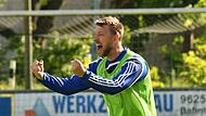 Seit 2022 Trainer beim FC Mitwitz: Dominic Fischer – er kann sehr emotional sein, wenn seine Mannschaft siegt.