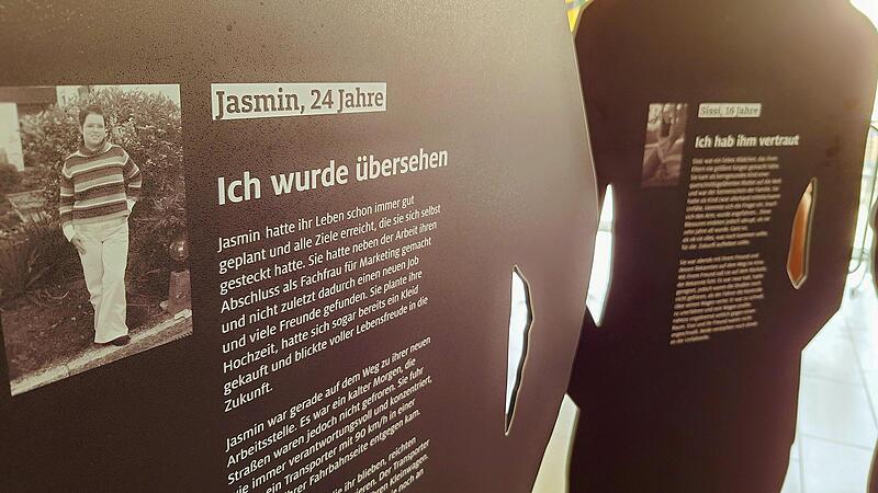 Die Wanderausstellung &bdquo;Schatten - Ich wollte doch leben&ldquo; besch&auml;ftigt sich mit realen Schicksalen von sechs jungen Menschen, die im Stra&szlig;enverkehr ihr Leben verloren.