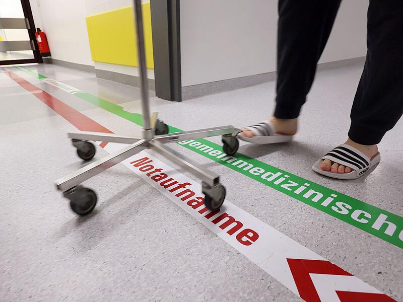 Notaufnahme im Krankenhaus