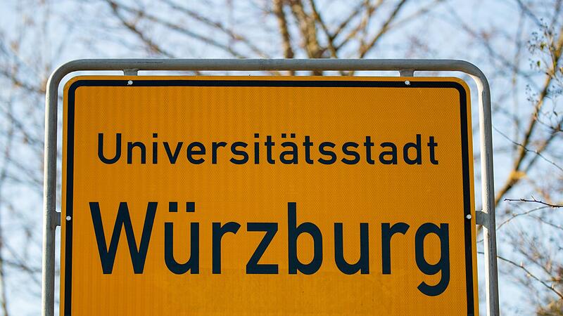 Ortsschild W&uuml;rzburg