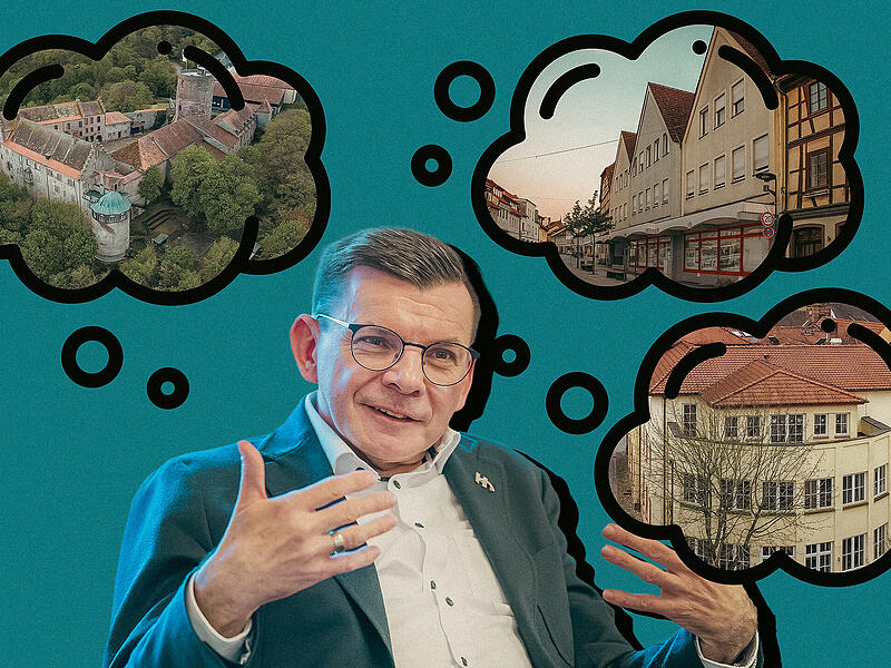 Bürgermeister Armin Warmuth (CSU) gibt Auskunft über zehn städtische Projekte. Bürgermeister Armin Warmuth (CSU) gibt Auskunft über zehn städtische Projekte.