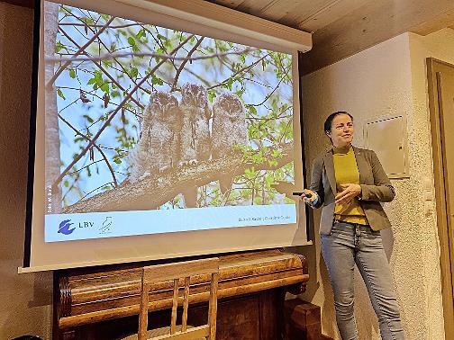 Christiane Geidel stellt Eulen vor.