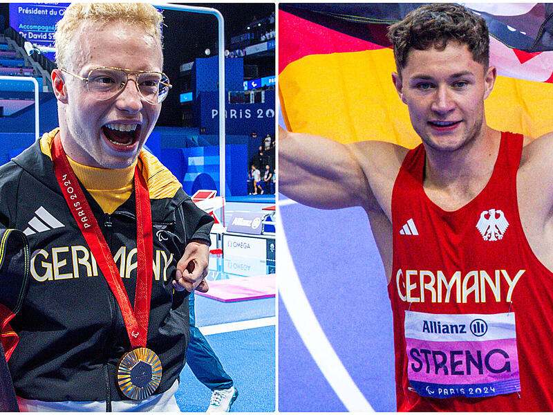 Können Para-Sportler des Jahres werden: Josia Topf und Felix Streng.
