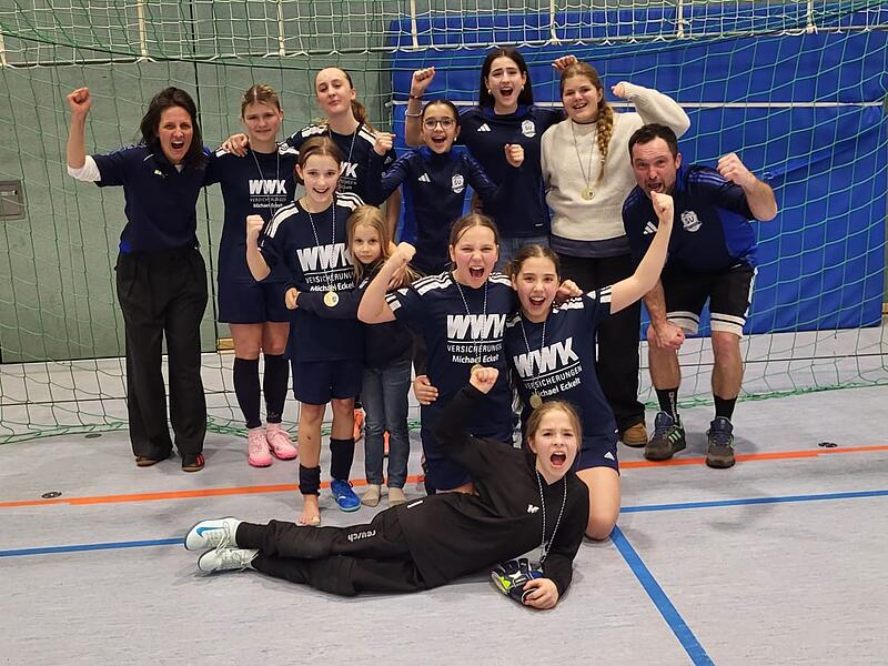 Die U15-Juniorinnen des SV Ketschendorf feierten zuletzt einen Erfolg in der Halle.