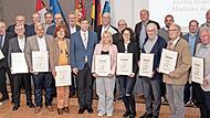 24 Kreisr&auml;te wurden in Forchheim verabschiedet.