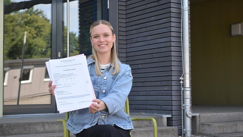 Endlich Abitur! Nina Zwosta ist total erleichtert, ihr Abi in der Tasche zu haben.