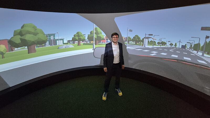 Benedikt Morschheuser: Der Informatik-Professor im virtuellen Iglu der Uni Bamberg.