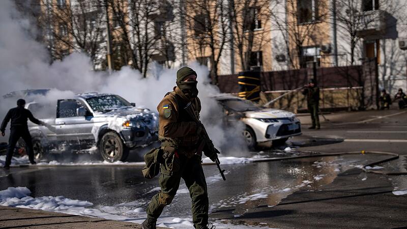 Ukrainischer Soldat