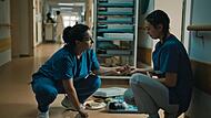 Kontrast Bayreuther Filmfest Sonderthema "Was wäre, wenn?" Im Film "Teresa, Station B" geht es um eine Krankenpflegerin, die zwischen familiäre Verantwortung und die Versorgung schwerkranker Patientinnen und Patienten gerät.