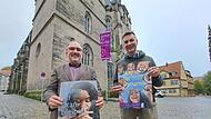 Dekan Andreas Kleefeld (links) und Dekan Stefan Kirchberger werben für die Kirchenvorstandswahl am 20. Oktober.