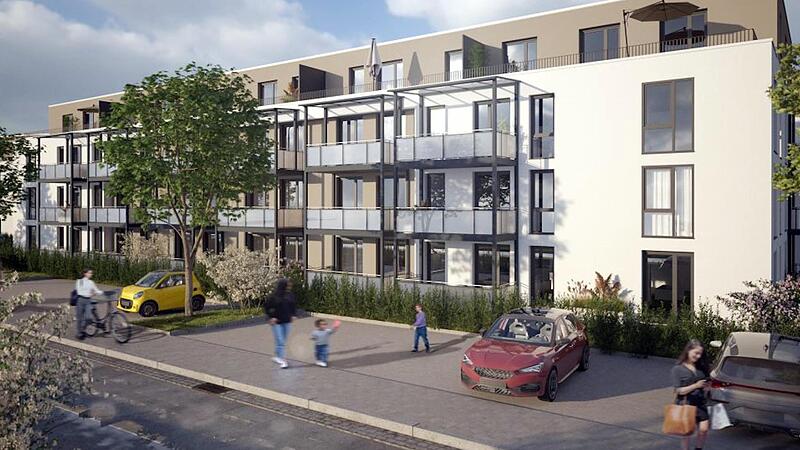 So soll das neue Wohngebiet in He&szlig;dorf aussehen.