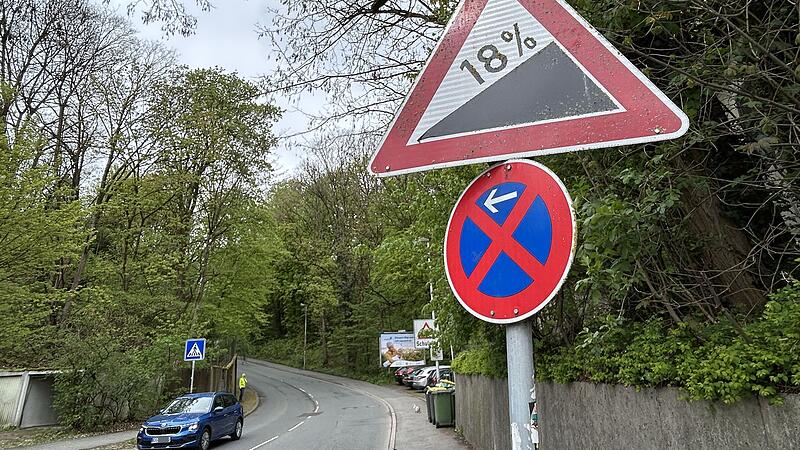 Der Judenberg in Coburg wird f&uuml;r ein Jahr zur Gro&szlig;baustelle.