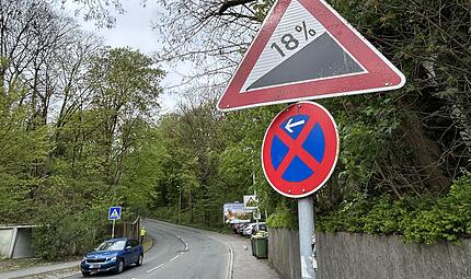 Der Judenberg in Coburg wird f&uuml;r ein Jahr zur Gro&szlig;baustelle.