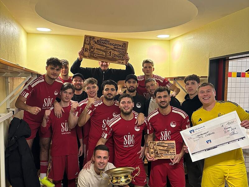 Der FC Coburg gewann  einmal mehr den Rennsteigpokal.
