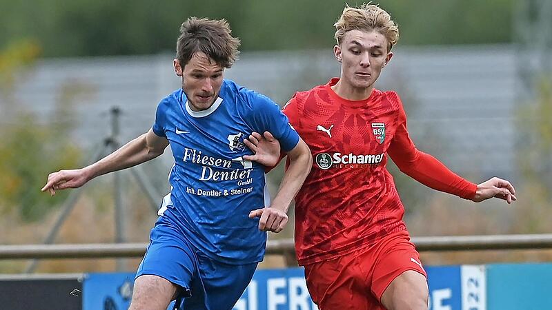 Am Ende stand im Bezirksliga-Derby zwischen der SpVgg Zeckern um Jochen Spurny (l.) und dem Baiersdorfer SV ein leistungsgerechtes 1:1-Remis.