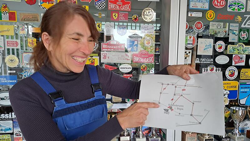 Immer wieder muss Margit Aumüller Kunden erklären, wie sie ihr Autohaus in Schönbrunn erreichen. Andere Gewerbetreibende haben die gleichen Probleme.