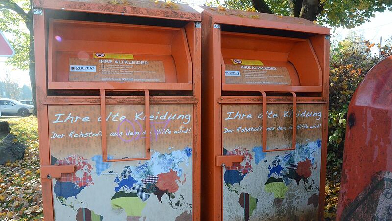 &Uuml;ber 200 Altkleidercontainer stehen im Landkreis Kronach an rund 126 Standorten verteilt.