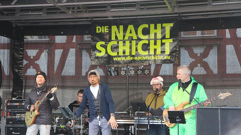 Die Nachtschicht gehört seit Jahren zum Fasching auf dem Marktplatz dazu.