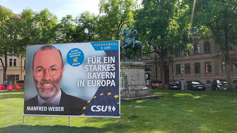 Am Bamberger Schönleinsplatz wurden Großplakate zur Europawahl 2024 aufgestellt Am Bamberger Schönleinsplatz wurden Großplakate zur Europawahl 2024 aufgestellt.