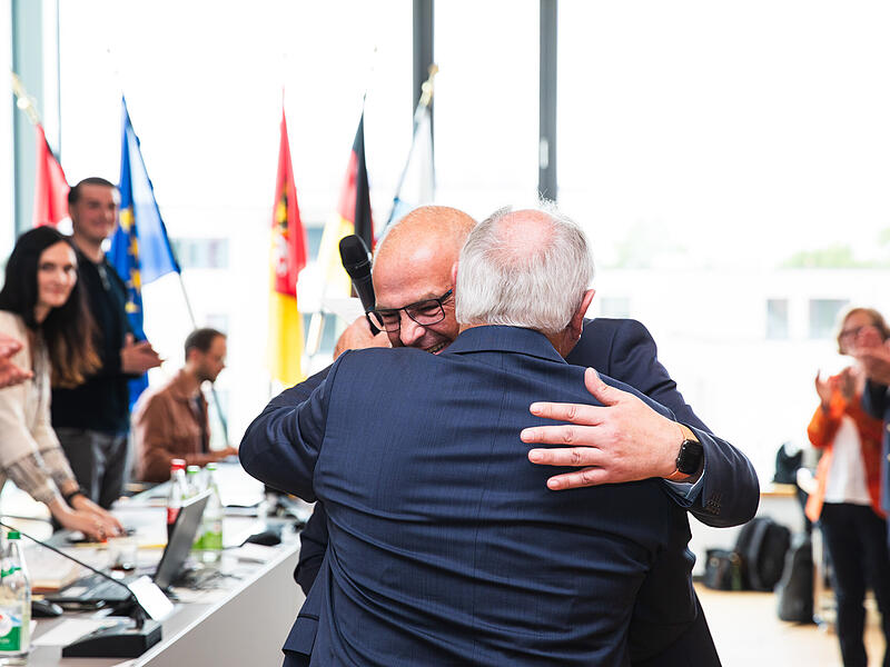 Landrat FOKreistag Forchheim: Hanng&ouml;rg Zimmermann ist als Landrat vereidigt