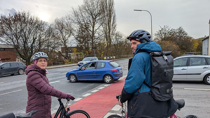 B&uuml;rgermeisterin Annette Prechtel (FGL) und der Radverkehrsbeauftragte Tobias Wilhelm stehen vor gro&szlig;en Herausforderungen, um Forchheim zur fahrradfreundlichen Kommune werden zu lassen.