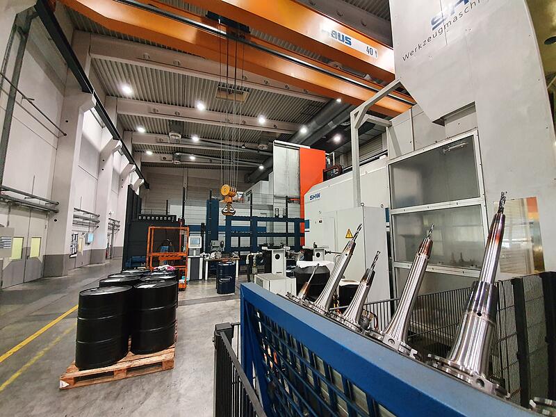 Im Werk bei Maschinenbau Leicht in Hallstadt Im Werk bei Maschinenbau Leicht in Hallstadt