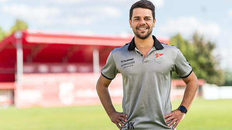 Victor Kleinhenz ist seit Sommer 2020 Cheftrainer des Fu&szlig;ball-Regionalligisten TSV Aubstadt.