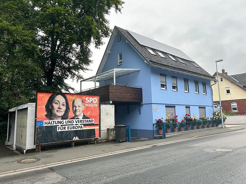 SPD Wahlwerbung in Coburg