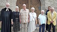 Vor 60 beziehungsweise 65 Jahren feierten die diesjährigen Diamantenen und Eisernen Konfirmanden ihre Konfirmation in der Christuskirche. Vor 60 beziehungsweise 65 Jahren feierten die diesjährigen Diamantenen und Eisernen Konfirmanden ihre Konfirmation in der Christuskirche.