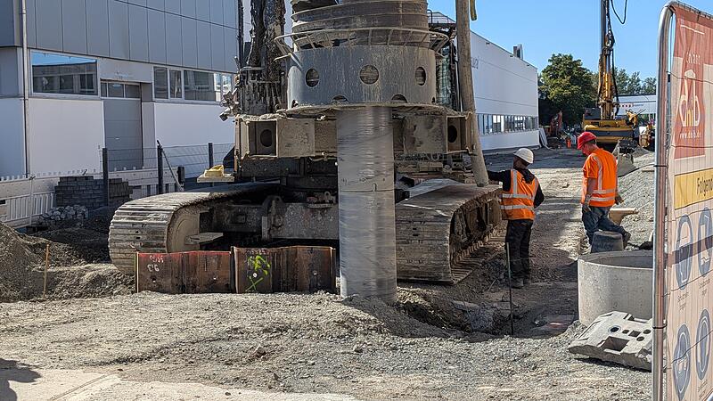 Baustelle Gummistraße Baustelle Gummistraße