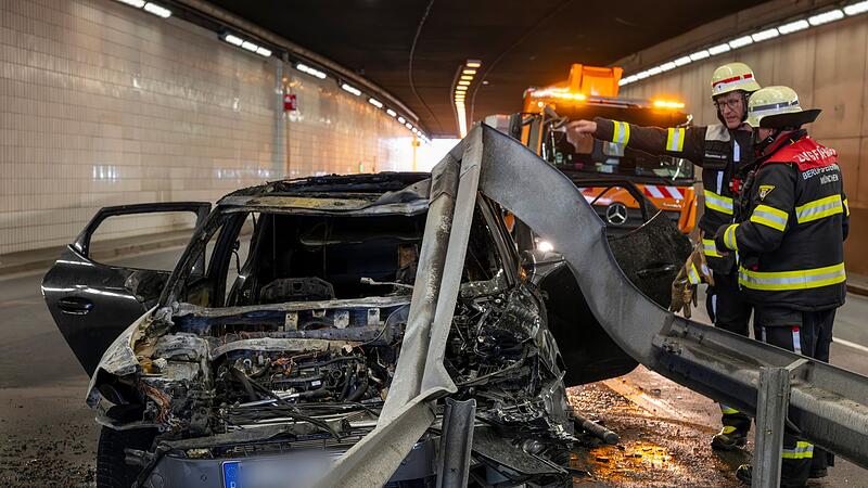Fahrzeugbrand im Innsbrucker Ring-Tunnel