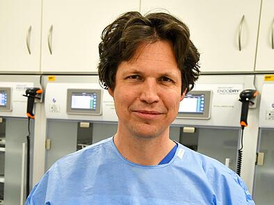Prof. Dr. Felix Gundling, Chefarzt der Gastroenterologie am Klinikum Bamberg